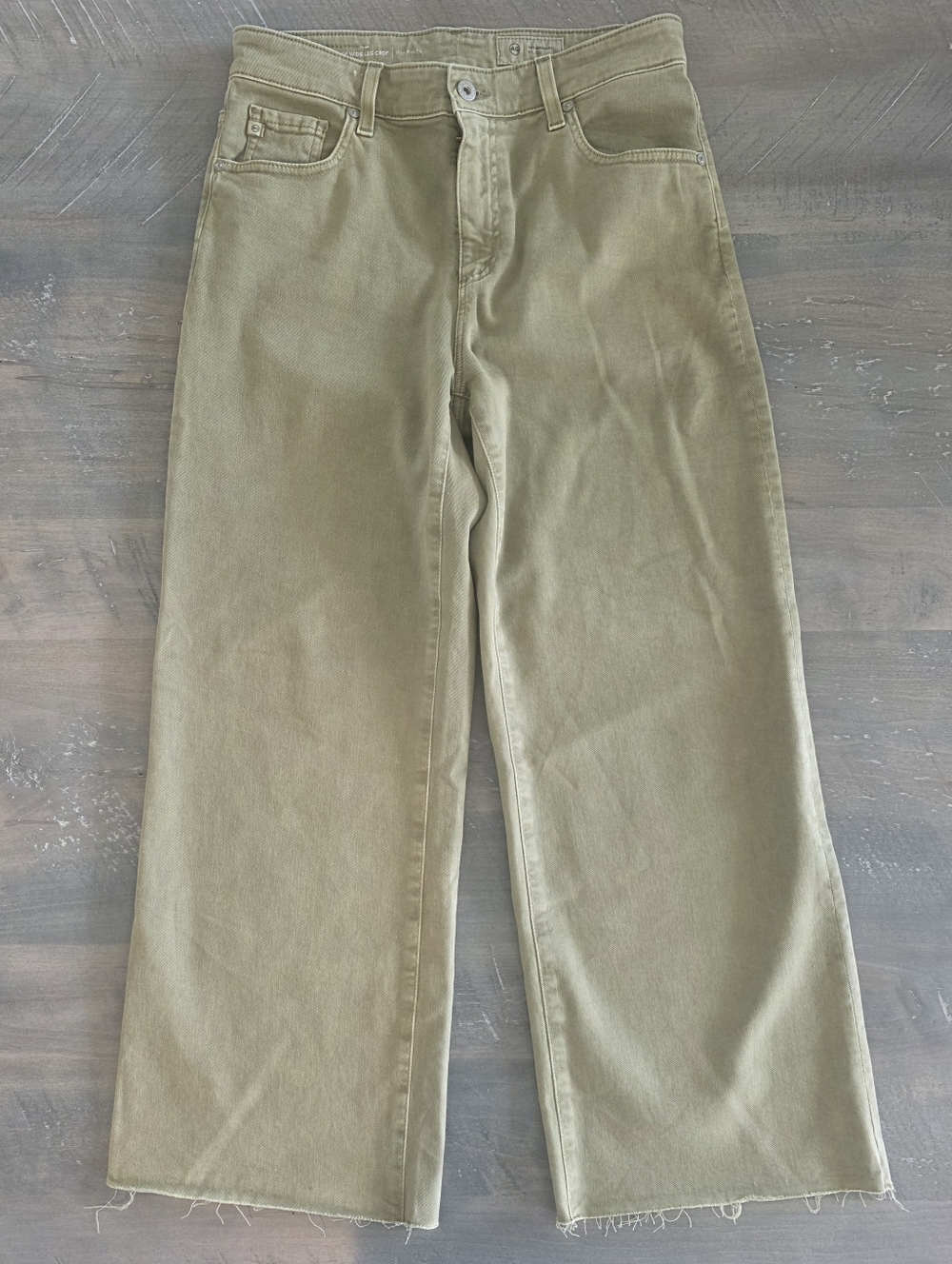 AG Sage Wide Leg High Waist Crop